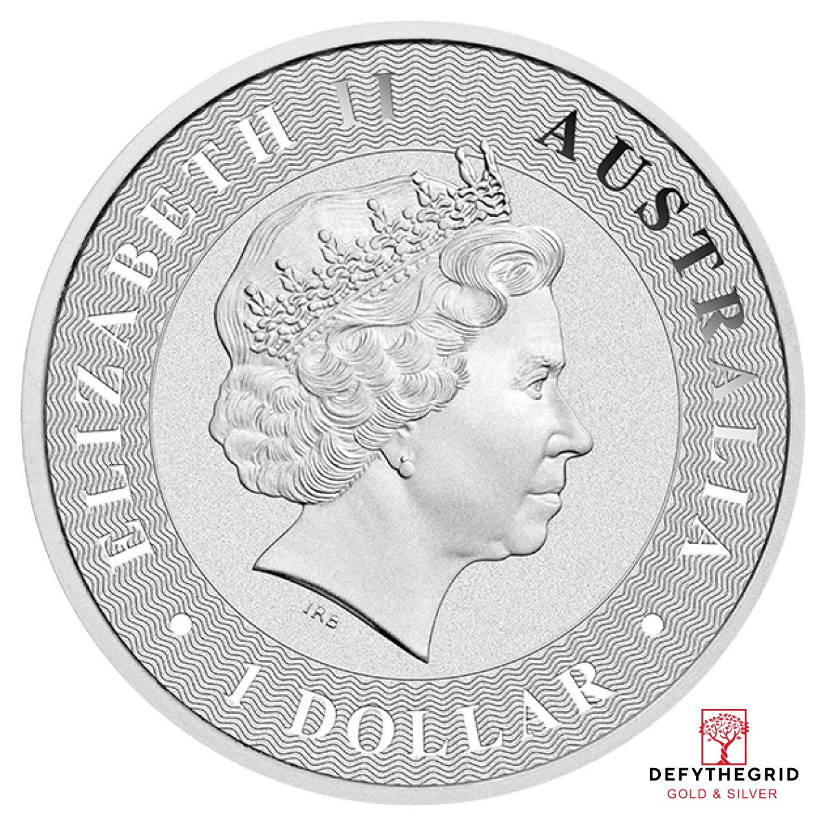 1 OZ AUSTRALIAN SILVER KANGAROO Obverse product photo