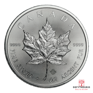 1 OZ CANADIAN SILVER MAPLE LEAF Obverse product photo