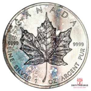 1 OZ CANADIAN SILVER MAPLE LEAF LOW PREMIUM Obverse product photo