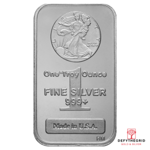1 OZ SILVER BAR WALKING LIBERTY Obverse product photo