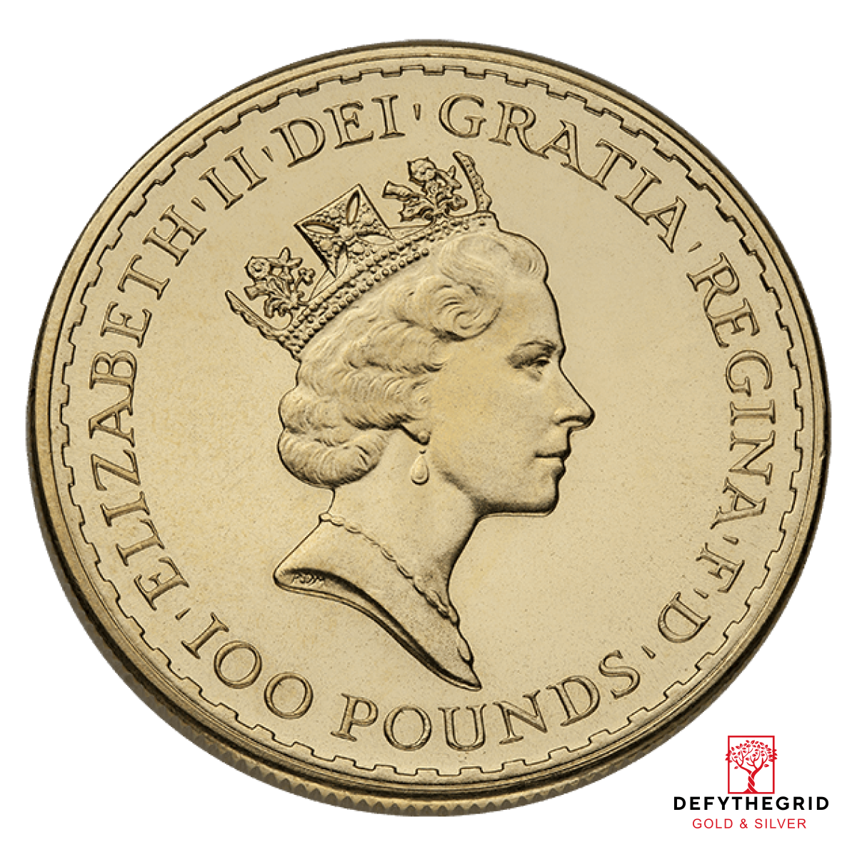 1 OZ GREAT BRITAIN GOLD BRITANNIA Reverse product photo