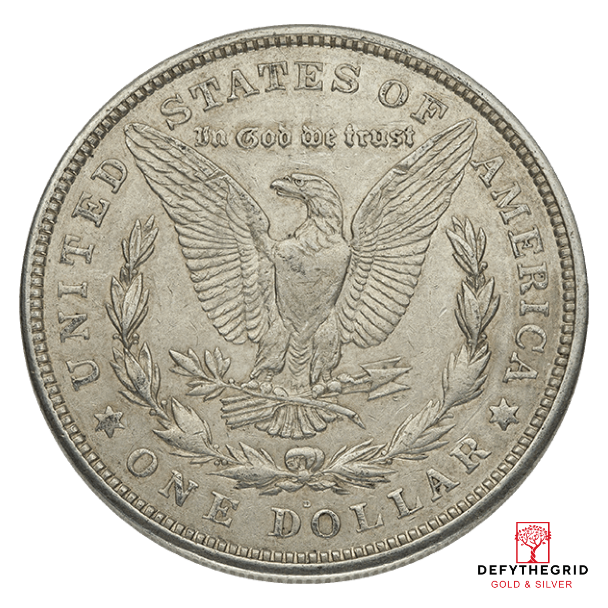 AMERICAN SILVER DOLLAR 1921 MORGAN VG Reverse product photo
