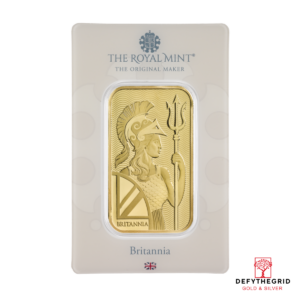 1 OZ GOLD BAR BRITANNIA Obverse product photo