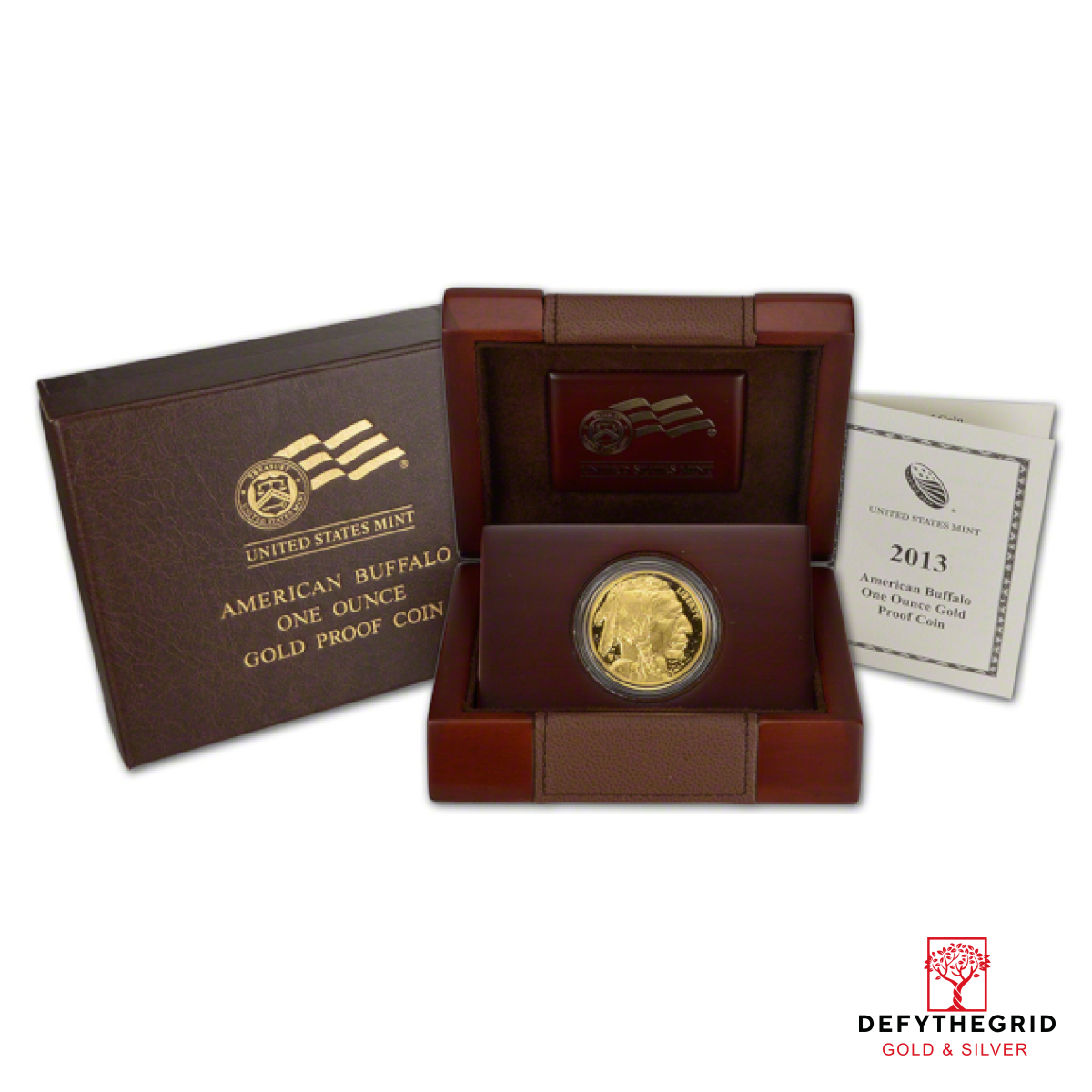 2013 1 OZ AMERICAN GOLD BUFFALO PROOF Obverse product photo
