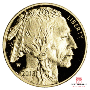 2013 1 OZ AMERICAN GOLD BUFFALO PROOF Reverse product photo