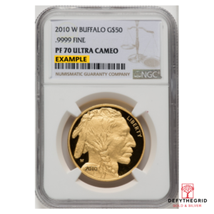 1 OZ AMERICAN GOLD BUFFALO NGC PROOF 70 Obverse product photo