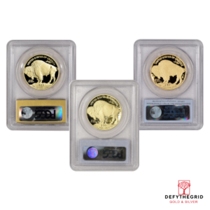 1 OZ AMERICAN GOLD BUFFALO PCGS PROOF 69 Reverse product photo