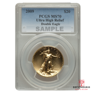 1 OZ AMERICAN GOLD EAGLE PCGS70 ULTRA HIGH RELIEF Obverse product photo