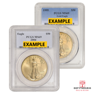 1 OZ AMERICAN GOLD EAGLE PCGS MS69 Obverse product photo