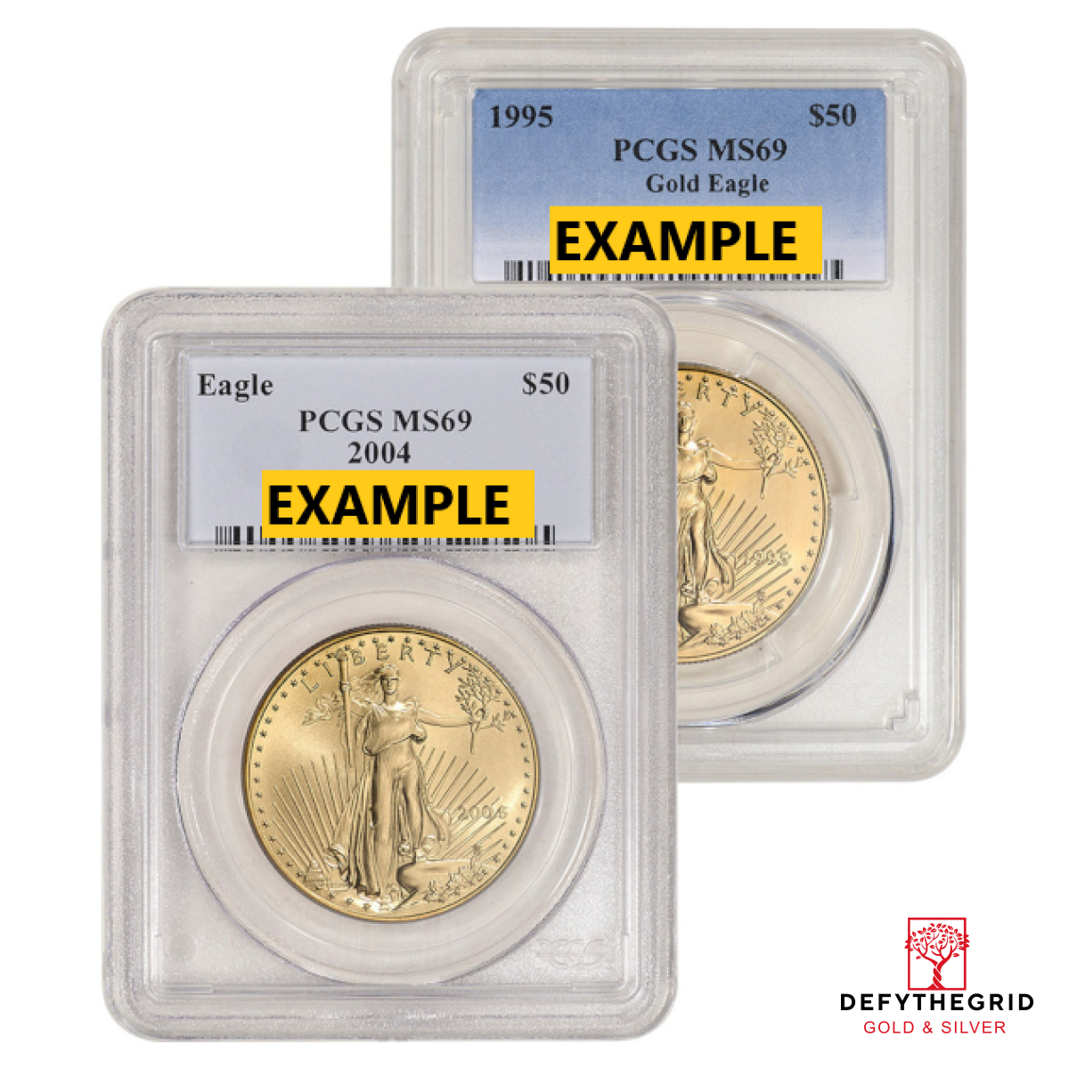 1 OZ AMERICAN GOLD EAGLE PCGS MS69 Obverse product photo
