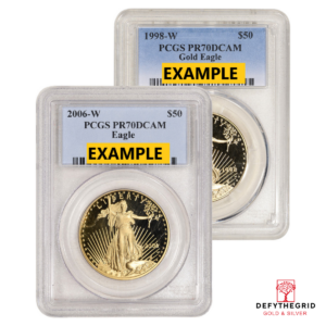 1 OZ AMERICAN GOLD EAGLE PCGS70 PROOF Obverse product photo