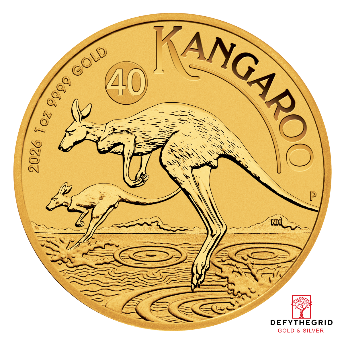 2026 1 OZ AUSTRALIAN GOLD KANGAROO Obverse product photo