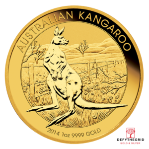 1 OZ AUSTRALIAN GOLD KANGAROO (NO PLASTIC) Obverse product photo