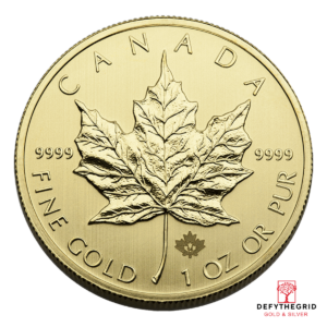 1 OZ CANADIAN GOLD MAPLE LEAF .9999 FINE Obverse product photo