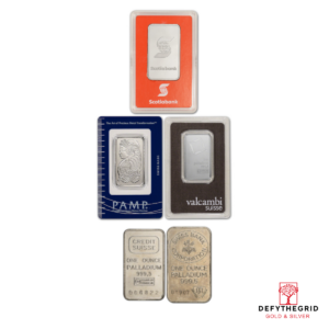 1 OZ PALLADIUM BAR Obverse product photo