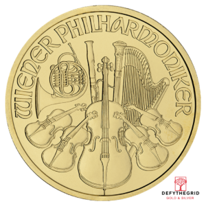 1 OZ AUSTRIAN GOLD PHILHARMONIC Obverse product photo
