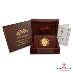 2011 1 OZ AMERICAN GOLD BUFFALO PROOF Obverse product photo