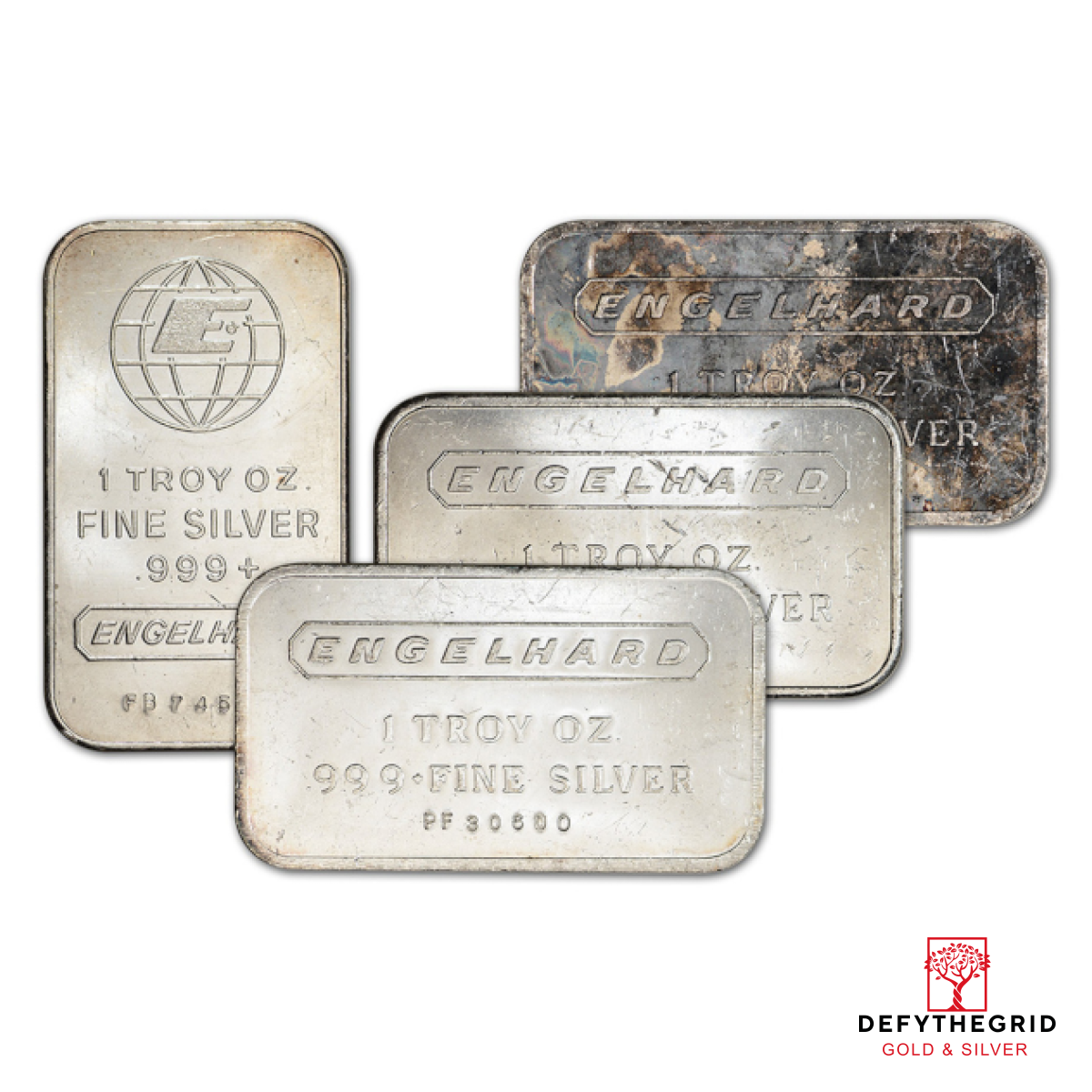 1 OZ SILVER BAR ENGELHARD Obverse product photo