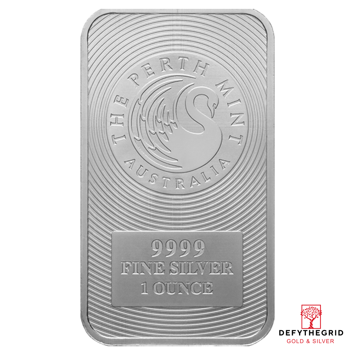 1 OZ SILVER PERTH MINT KANGAROO BAR Obverse product photo