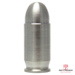 1 OZ SILVER .45 CALIBER BULLET REPLICA Obverse product photo