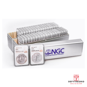 1986-2025 1 OZ AMERICAN SILVER EAGLE SET OF 41 COINS NGC MS69 Reverse product photo