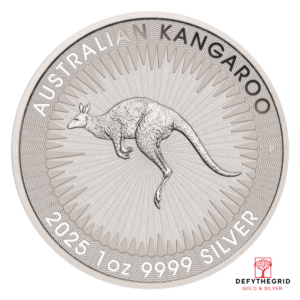 2025 1 OZ AUSTRALIAN SILVER KANGAROO Obverse product photo