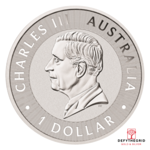 2025 1 OZ AUSTRALIAN SILVER KANGAROO Reverse product photo