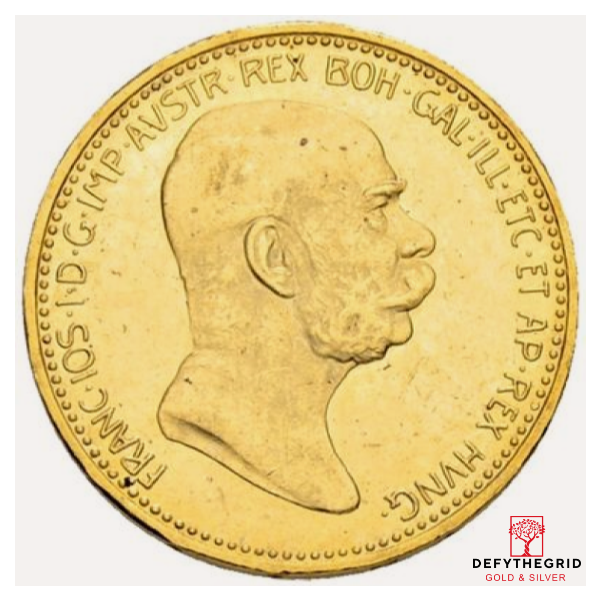 20 CORONA GOLD COIN Obverse product photo