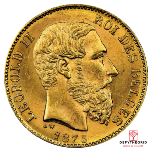 20 FRANC BELGIUM GOLD COIN Obverse product photo