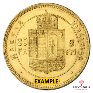 20 FRANC HUNGARY 8 FORINT Reverse product photo