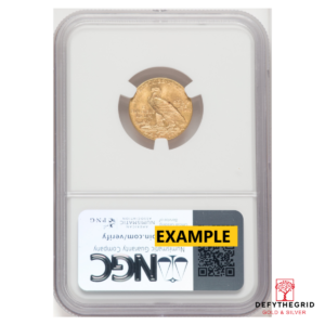 $2.5 U.S. GOLD INDIAN NGC MS65 Reverse product photo