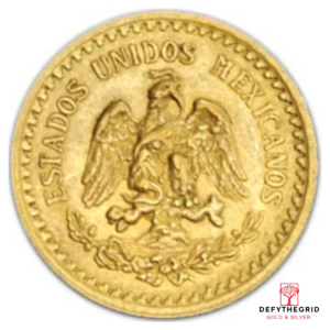2.5 MEXICAN PESO GOLD COIN Reverse product photo