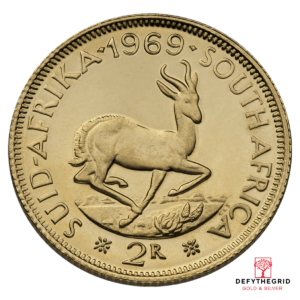 2 RAND SOUTH AFRICAN GOLD COIN Obverse product photo
