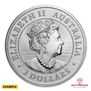 2 OZ SILVER AUSTRALIAN WILDLIFE Reverse product photo