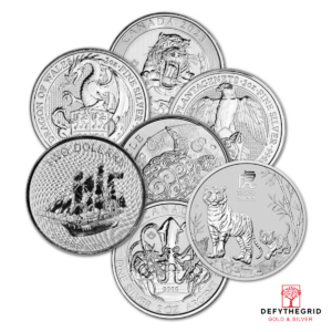 2 OZ SILVER SOVEREIGN MINT COINS MISC TYPE Obverse product photo