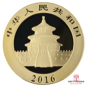 30 GRAM CHINESE GOLD PANDA (IN PLASTIC) Obverse product photo