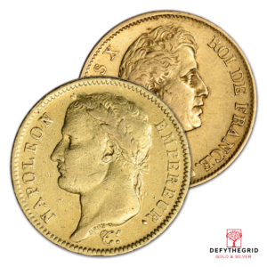 40 FRANC GOLD COIN Obverse product photo