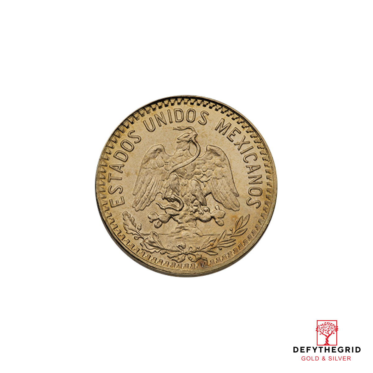 5 PESO MEXICAN GOLD COIN Reverse product photo