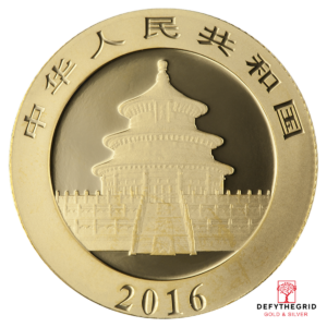 8 GRAM CHINESE GOLD PANDA Obverse product photo