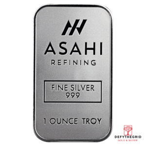 1 OZ SILVER BAR ASAHI Obverse product photo