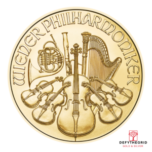2025 1/2 OZ AUSTRIAN GOLD PHILHARMONIC Reverse product photo