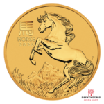 2026 1/20 OZ PERTH MINT GOLD HORSE (LUNAR SERIES) Obverse product photo