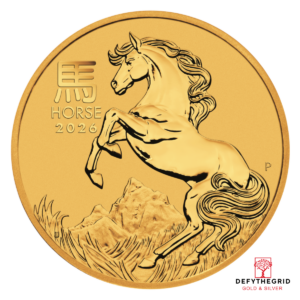 2026 1 OZ PERTH MINT GOLD HORSE (LUNAR SERIES) Obverse product photo