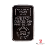5 OZ SILVER BAR GOLDEN STATE MINT Obverse product photo