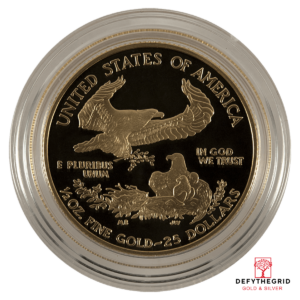 1/2 OZ AMERICAN GOLD EAGLE PROOF (CAPSULE ONLY) Reverse product photo
