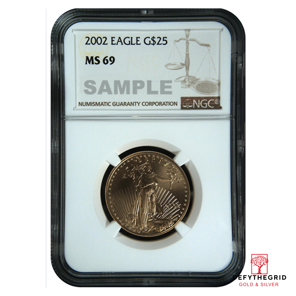 2002 1/2 OZ AMERICAN GOLD EAGLE NGC69 Obverse product photo