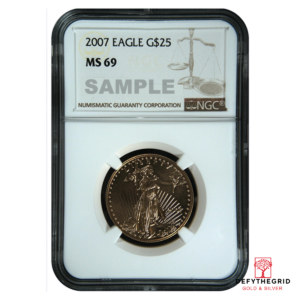 2007 1/2 OZ AMERICAN GOLD EAGLE NGC69 Obverse product photo