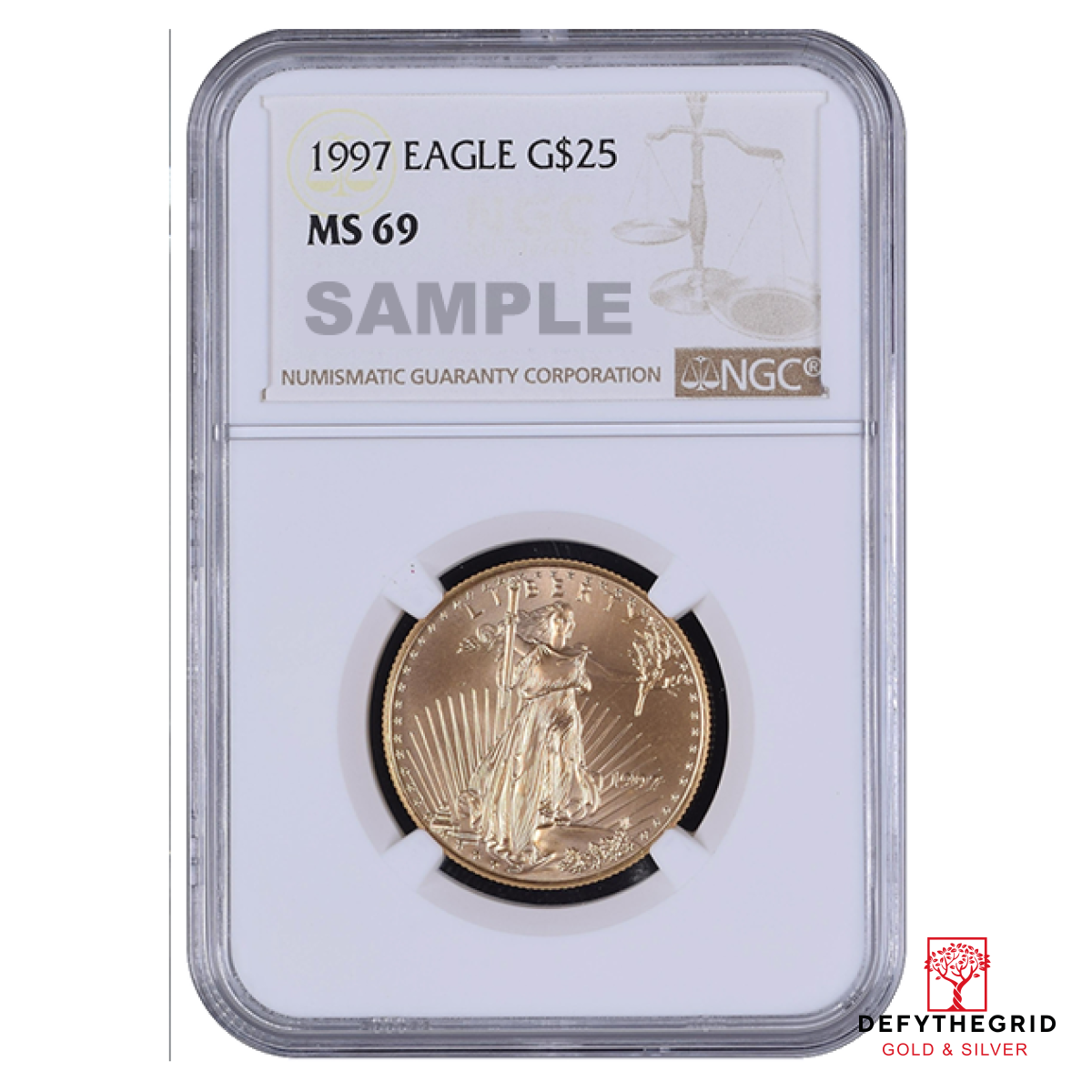 1997 1/2 OZ AMERICAN GOLD EAGLE NGC69 Obverse product photo