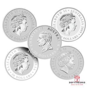 KILO AUSTRALIAN SILVER KOALA Reverse product photo