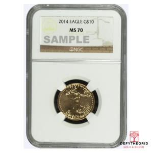 1/4 OZ AMERICAN GOLD EAGLE NGC70 Obverse product photo